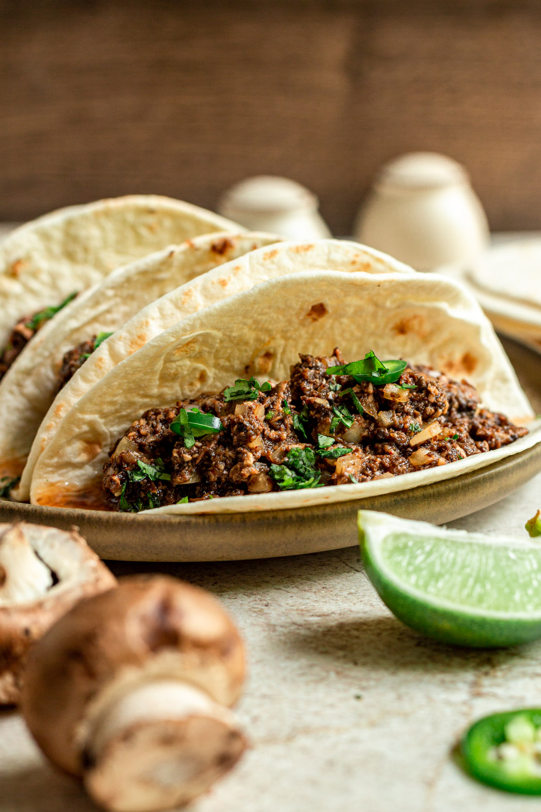 Mushroom Taco Meat (for Vegan Mushroom Tacos)